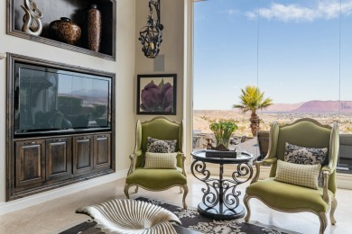 Exquisite Luxury Estate with Breathtaking Snow Canyon Views on Sunbrook Golf Course in Utah - for sale on GolfHomes.com, golf home, golf lot