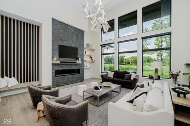 Step into luxury in this stunning Carrington Homes custom estate on Chatham Hills Golf Course in Indiana - for sale on GolfHomes.com, golf home, golf lot