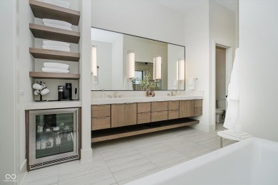 Step into luxury in this stunning Carrington Homes custom estate on Chatham Hills Golf Course in Indiana - for sale on GolfHomes.com, golf home, golf lot