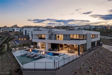 Guard-gated 2-story w/unobstructed lake  mountain views. Largest on Reflection Bay Golf Club in Nevada - for sale on GolfHomes.com, golf home, golf lot