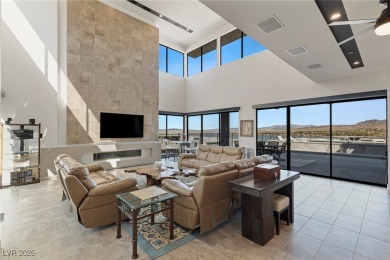 Guard-gated 2-story w/unobstructed lake  mountain views. Largest on Reflection Bay Golf Club in Nevada - for sale on GolfHomes.com, golf home, golf lot