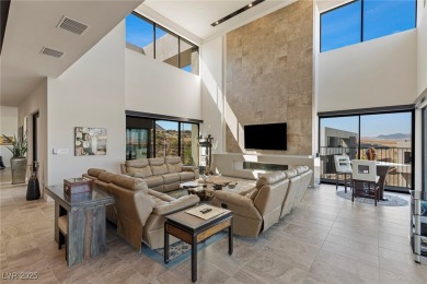 Guard-gated 2-story w/unobstructed lake  mountain views. Largest on Reflection Bay Golf Club in Nevada - for sale on GolfHomes.com, golf home, golf lot