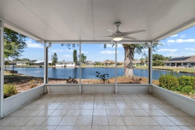 Nestled on a serene cul-de-sac with picturesque lake views, this on Caloosa Greens Executive Golf Course in Florida - for sale on GolfHomes.com, golf home, golf lot