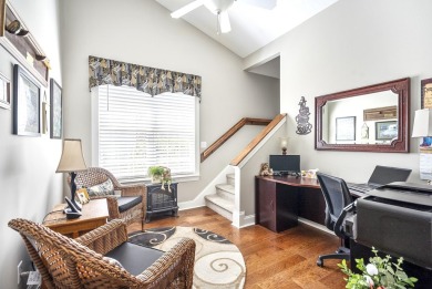 Soaring high ceilings, the inviting openness and hardwood floors on Woodside Plantation Country Club in South Carolina - for sale on GolfHomes.com, golf home, golf lot