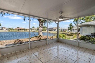 Nestled on a serene cul-de-sac with picturesque lake views, this on Caloosa Greens Executive Golf Course in Florida - for sale on GolfHomes.com, golf home, golf lot