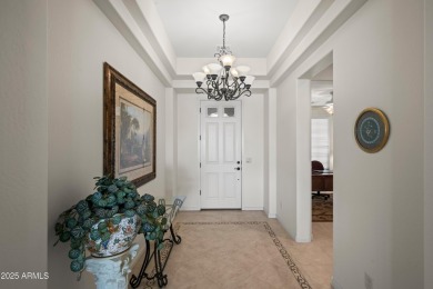 Make this magnificent Treviso model with enchanting water views on Tuscany Falls At Pebble Creek in Arizona - for sale on GolfHomes.com, golf home, golf lot