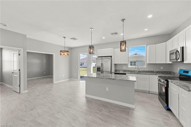 Step into modern Florida living with this brand-new Cape Coral on Burnt Store Golf Club in Florida - for sale on GolfHomes.com, golf home, golf lot