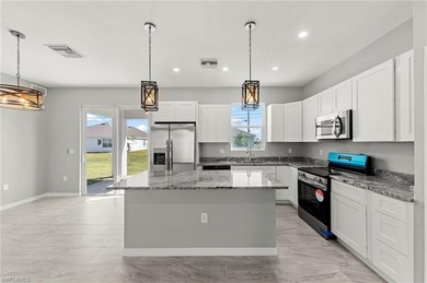 Step into modern Florida living with this brand-new Cape Coral on Burnt Store Golf Club in Florida - for sale on GolfHomes.com, golf home, golf lot