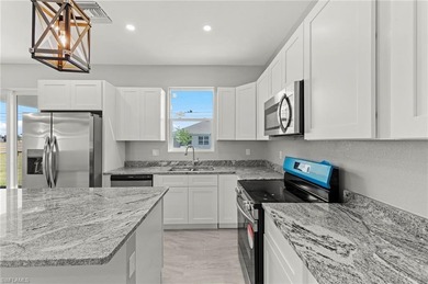 Step into modern Florida living with this brand-new Cape Coral on Burnt Store Golf Club in Florida - for sale on GolfHomes.com, golf home, golf lot