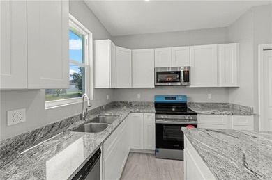 Step into modern Florida living with this brand-new Cape Coral on Burnt Store Golf Club in Florida - for sale on GolfHomes.com, golf home, golf lot