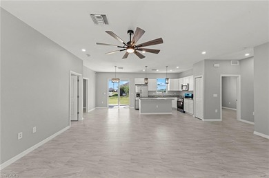 Step into modern Florida living with this brand-new Cape Coral on Burnt Store Golf Club in Florida - for sale on GolfHomes.com, golf home, golf lot