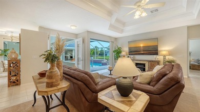 Gorgeous and unique courtyard pool home offering spectacular on University Park Country Club in Florida - for sale on GolfHomes.com, golf home, golf lot