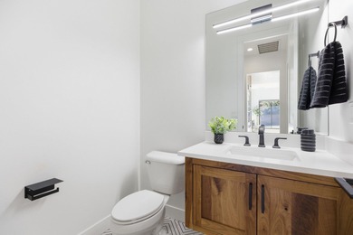 As you are welcomed into your tucked-in private entry courtyard on The Ledges Golf Club in Utah - for sale on GolfHomes.com, golf home, golf lot