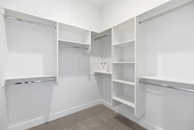 As you are welcomed into your tucked-in private entry courtyard on The Ledges Golf Club in Utah - for sale on GolfHomes.com, golf home, golf lot