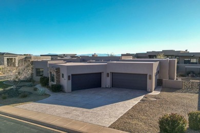 As you are welcomed into your tucked-in private entry courtyard on The Ledges Golf Club in Utah - for sale on GolfHomes.com, golf home, golf lot