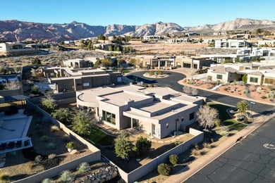 As you are welcomed into your tucked-in private entry courtyard on The Ledges Golf Club in Utah - for sale on GolfHomes.com, golf home, golf lot