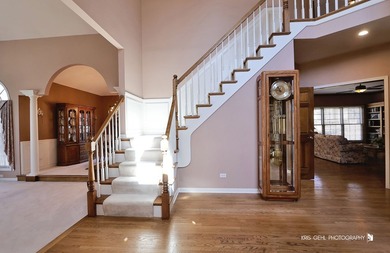 Experience this beautifully maintained custom single-family home on Stonebridge Country Club in Illinois - for sale on GolfHomes.com, golf home, golf lot