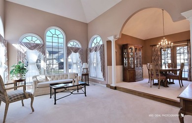 Experience this beautifully maintained custom single-family home on Stonebridge Country Club in Illinois - for sale on GolfHomes.com, golf home, golf lot