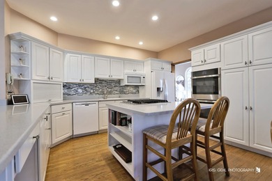 Experience this beautifully maintained custom single-family home on Stonebridge Country Club in Illinois - for sale on GolfHomes.com, golf home, golf lot