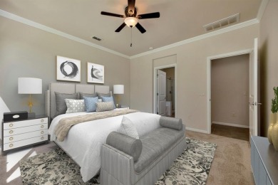 This beautifully maintained corner lot half duplex home is on Wildhorse Golf Club of Robson Ranch in Texas - for sale on GolfHomes.com, golf home, golf lot