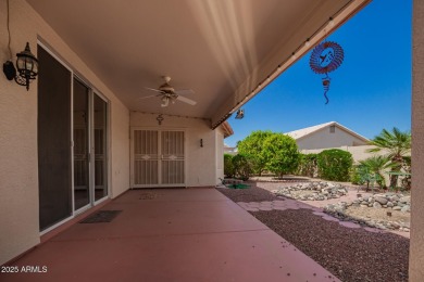 Step into this lovely 2-bedroom, 2-bath home nestled in the on Coyote Lakes Golf Club in Arizona - for sale on GolfHomes.com, golf home, golf lot