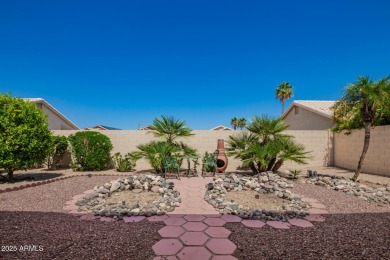 Step into this lovely 2-bedroom, 2-bath home nestled in the on Coyote Lakes Golf Club in Arizona - for sale on GolfHomes.com, golf home, golf lot