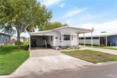 This 2-bedroom, 1.5-bath manufactured home is nestled in a on Howling Trails Golf  in Texas - for sale on GolfHomes.com, golf home, golf lot