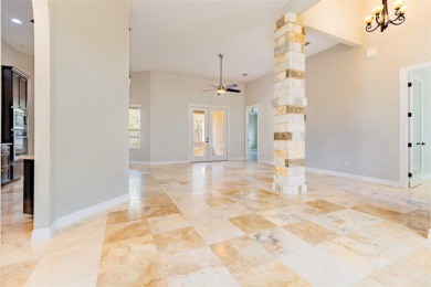 This spacious single-story home features a 2-car garage and a on Lago Vista Golf Club in Texas - for sale on GolfHomes.com, golf home, golf lot