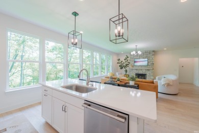 Experience refined lakefront living in this meticulously crafted on Foxcliff Golf Club in Indiana - for sale on GolfHomes.com, golf home, golf lot