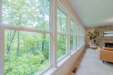 Experience refined lakefront living in this meticulously crafted on Foxcliff Golf Club in Indiana - for sale on GolfHomes.com, golf home, golf lot