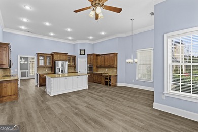 Discover elegance and comfort in this stunning home nestled in on Traditions of Braselton Golf Club in Georgia - for sale on GolfHomes.com, golf home, golf lot