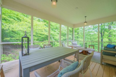 Experience refined lakefront living in this meticulously crafted on Foxcliff Golf Club in Indiana - for sale on GolfHomes.com, golf home, golf lot