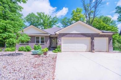 Experience refined lakefront living in this meticulously crafted on Foxcliff Golf Club in Indiana - for sale on GolfHomes.com, golf home, golf lot