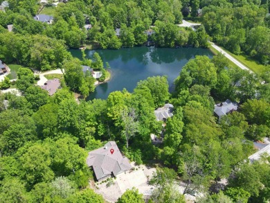Experience refined lakefront living in this meticulously crafted on Foxcliff Golf Club in Indiana - for sale on GolfHomes.com, golf home, golf lot