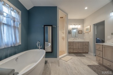 Less than 2 years old, this expanded custom cottage floorplan on Innsbrook Resort Golf Course in Missouri - for sale on GolfHomes.com, golf home, golf lot