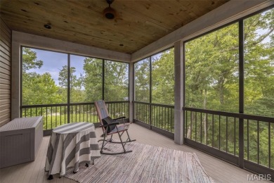 Less than 2 years old, this expanded custom cottage floorplan on Innsbrook Resort Golf Course in Missouri - for sale on GolfHomes.com, golf home, golf lot