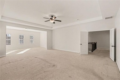 Elegant Lakefront Living with Golf Course Scenery! Step into on Durham Lakes Country Club in Georgia - for sale on GolfHomes.com, golf home, golf lot