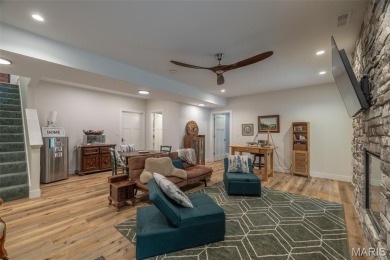 Less than 2 years old, this expanded custom cottage floorplan on Innsbrook Resort Golf Course in Missouri - for sale on GolfHomes.com, golf home, golf lot