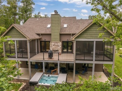 Less than 2 years old, this expanded custom cottage floorplan on Innsbrook Resort Golf Course in Missouri - for sale on GolfHomes.com, golf home, golf lot
