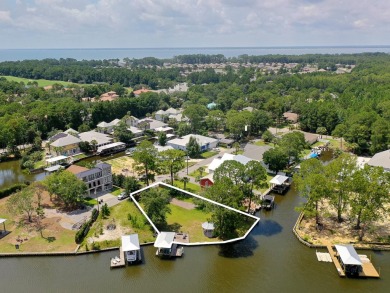 Positioned along Buck Bayou in the heart of Santa Rosa Beach, 83 on Sandestin Golf and Beach Resort - Raven in Florida - for sale on GolfHomes.com, golf home, golf lot