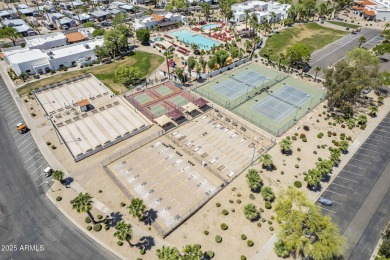 Welcome to this charming & beautifully maintained 2-bedroom on Pueblo Golf Course in Arizona - for sale on GolfHomes.com, golf home, golf lot
