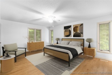 Welcome to a beautifully, partially updated brick home nestled on Carolina Trace Country Club in North Carolina - for sale on GolfHomes.com, golf home, golf lot