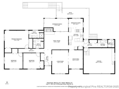 Welcome to a beautifully, partially updated brick home nestled on Carolina Trace Country Club in North Carolina - for sale on GolfHomes.com, golf home, golf lot