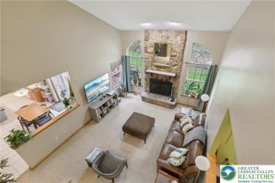 Perched atop a scenic hilltop, 136 Outlook Court offers a unique on Country Club of the Poconos Golf Course in Pennsylvania - for sale on GolfHomes.com, golf home, golf lot
