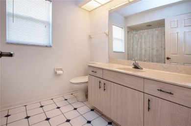 Come visit this spacious 3 bedroom, 2 bath expanded Worthington on Sandpiper Golf Club in Florida - for sale on GolfHomes.com, golf home, golf lot