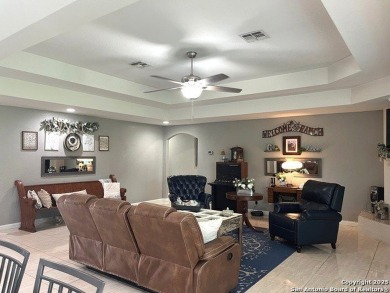 Beautifully maintained immaculate home located on the third hole on Devine Golf Course in Texas - for sale on GolfHomes.com, golf home, golf lot