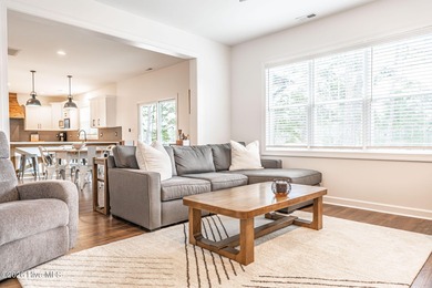 Golf course front living at its finest, perfectly positioned on on Deercroft Golf and Country Club in North Carolina - for sale on GolfHomes.com, golf home, golf lot