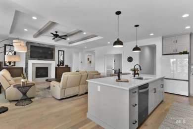Step into refined elegance with this stunning residence in on Hunters Point Golf Club in Idaho - for sale on GolfHomes.com, golf home, golf lot