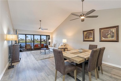 This attractive second-floor condo has stunning lake views from on Riviera Golf Club in Florida - for sale on GolfHomes.com, golf home, golf lot