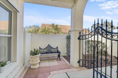 Three bedrooms, a private pool, and lake and golf course on Peridia Golf and Country Club in Florida - for sale on GolfHomes.com, golf home, golf lot